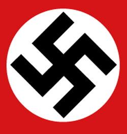 Swastika labeled Anti Semitic