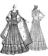 Ritu Kumar Designs for Genelia