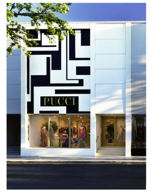 A view of the Emilio Pucci store in Miami.