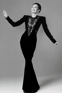 Jacqueline de Ribes in her own design, 1986