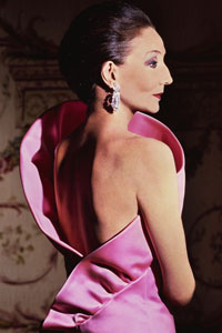 Jacqueline de Ribes in her own design, 1983.
