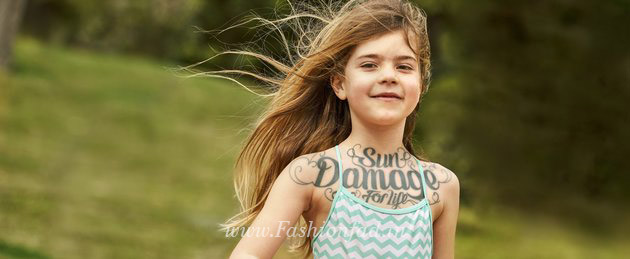 Tattooed Children Highlights Dangers of Sun Exposure - Fashionfad